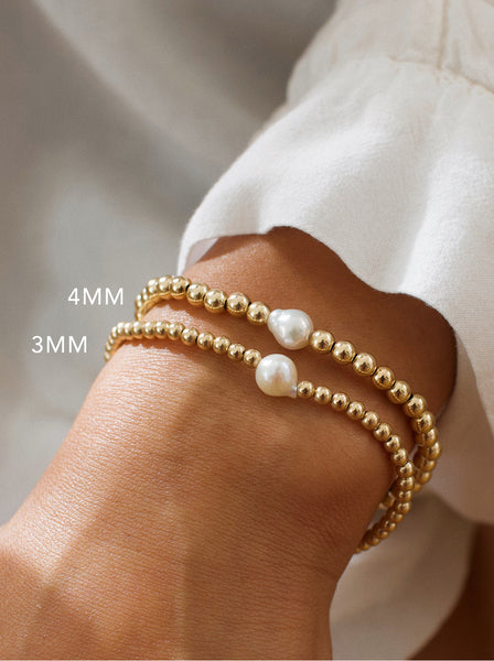 Pearl Beaded Bracelet – SEE WHY