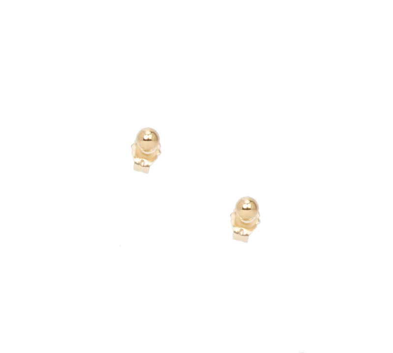 14k Small Gold Studs