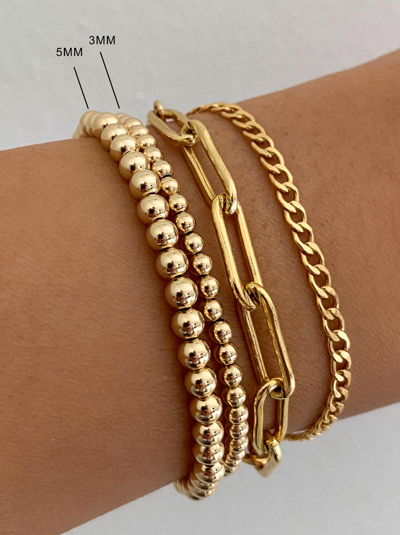 GOLD FILLED BEADED BRACELETS – Katie Waltman Jewelry