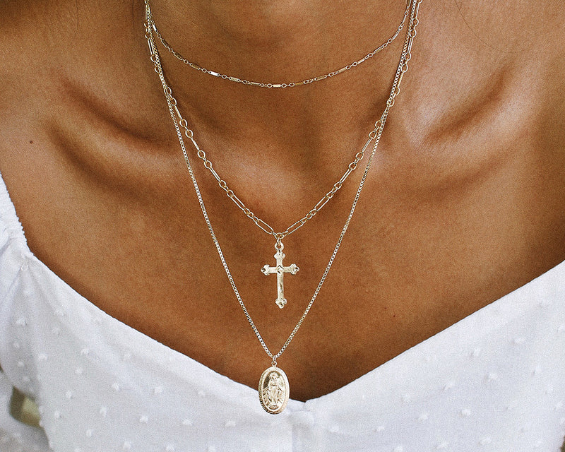 St. Mary Necklace - 14K Gold Filled