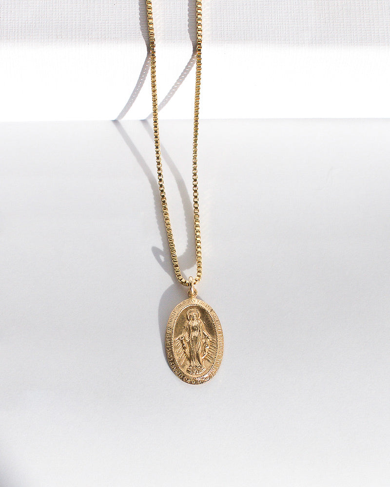 St. Mary Necklace - 14K Gold Filled